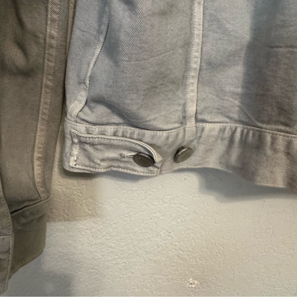 Men's J Brand Gray Heavy Greywash Denim Jacket Classic Design - Picture 11 of 12